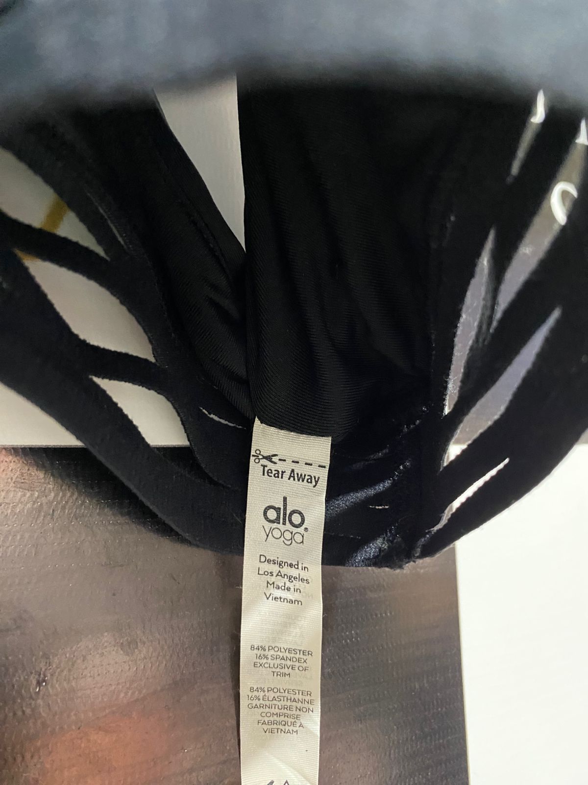 ALO |S| BUST 13| Alosoft Serenity Bra in Black