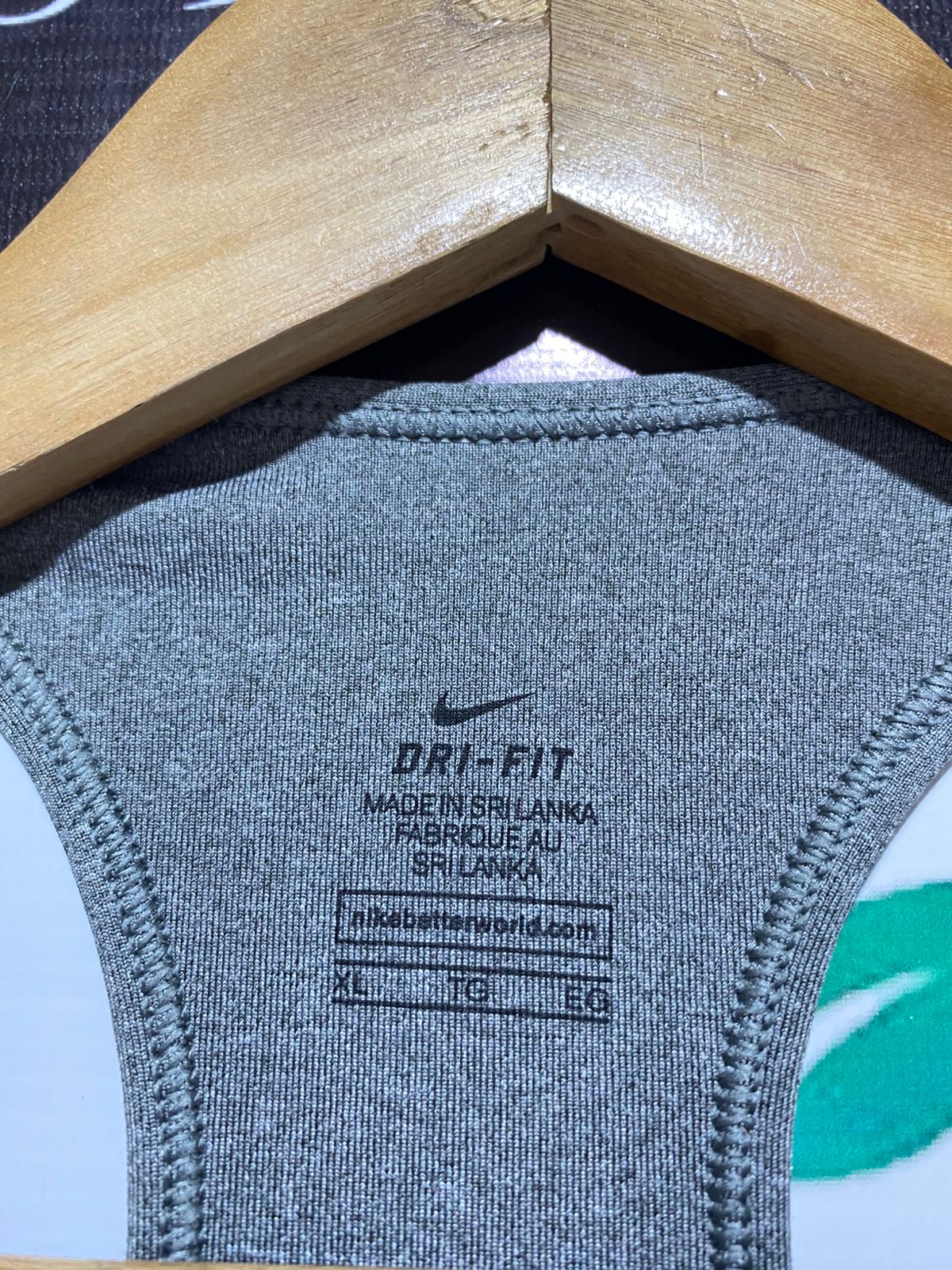 NIKE |S| BUST 12|  Dri-FIT Sports Bra In A Gray