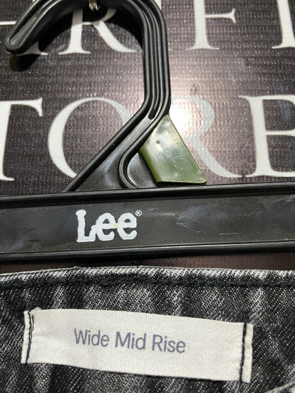 Black or Dark Grey Wide-Leg Cargo Jeans |M| WAIST 28|