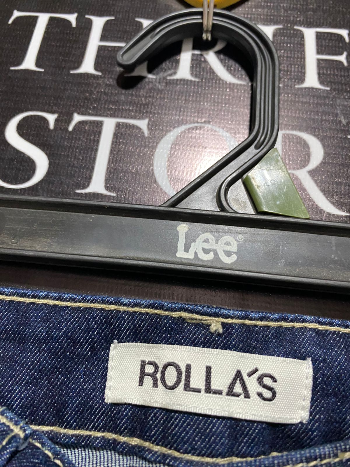ROLLA'S |L| WAIST 30| High-Waisted, Flared Denim Jeans With Front Patch Pockets