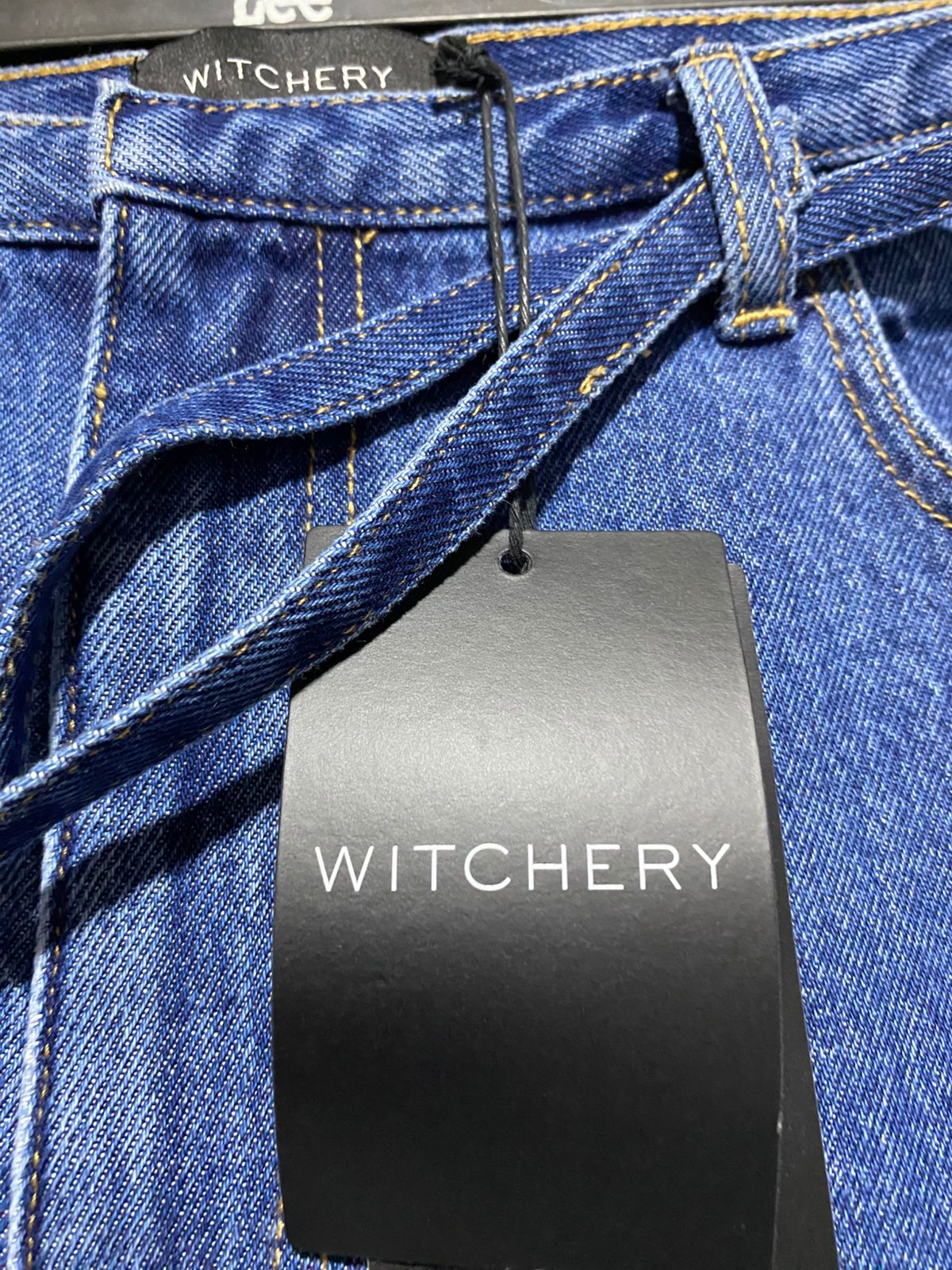 WITCHERY | XXL| WAIST 36| High-Waisted, Wide-Leg Denim Jeans