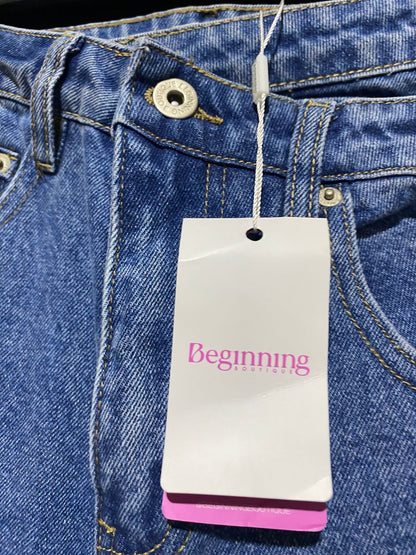 BEGINNING |S| WAIST 26| Straight-Fit Jeans With a Frayed, Raw Hem