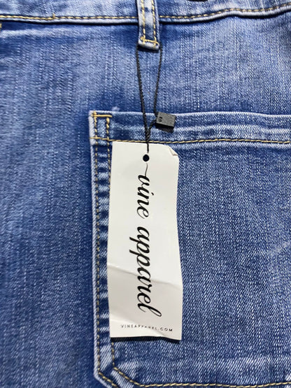 VINE APPAREL | XXL| WAIST 38| Ultra High-Rise Cropped Flare Jeans