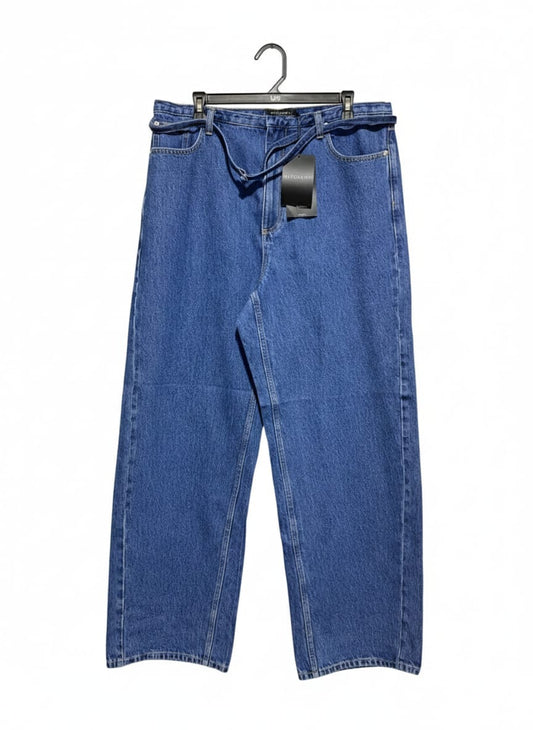 WITCHERY | XXL| WAIST 36| High-Waisted, Wide-Leg Denim Jeans