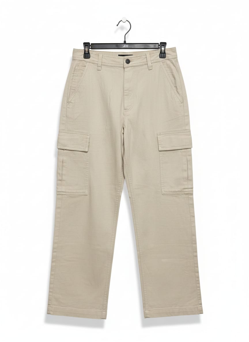 COTTON ON |L| WAIST 30|B14| Beige or Khaki Straight-Leg Cargo Pants