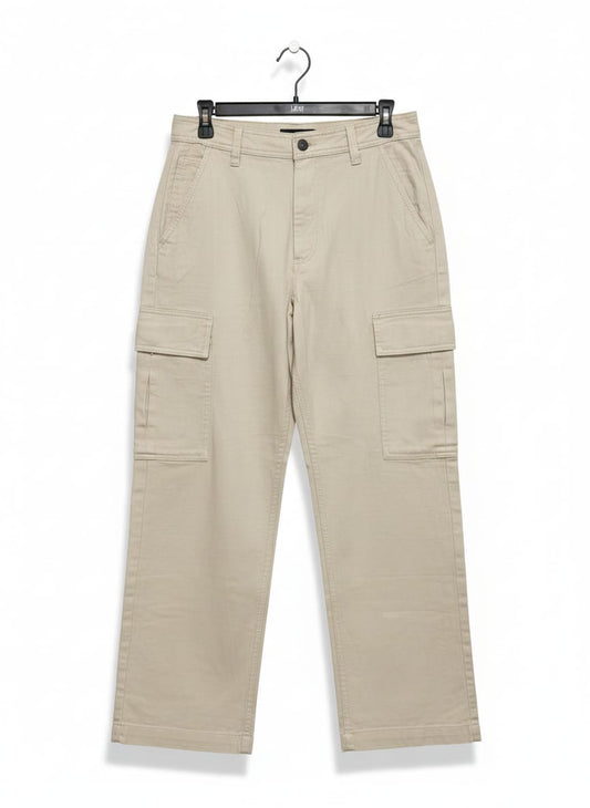 COTTON ON |L| WAIST 30|B14| Beige or Khaki Straight-Leg Cargo Pants