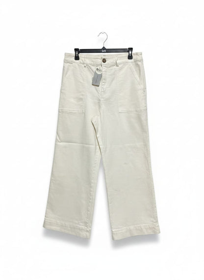 WOMAN |L| WAIST 32| Cropped Wide Leg Jeans