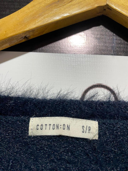 COOTON ON |L| BUST 23| Navy Blue Fluffy Knit Sweater