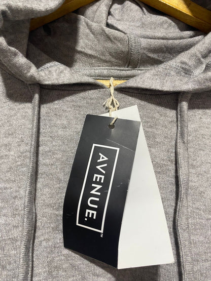 AVENUE |L| BUST 23| Gray Hooded T-Shirt