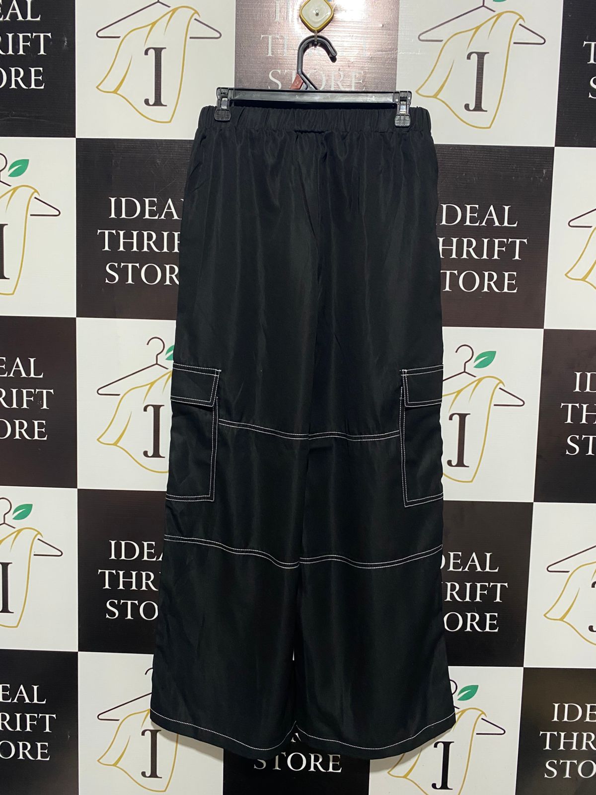 SHEIN |M| WAIST 28| High Waist Slant Pocket Fold Pleated Pants