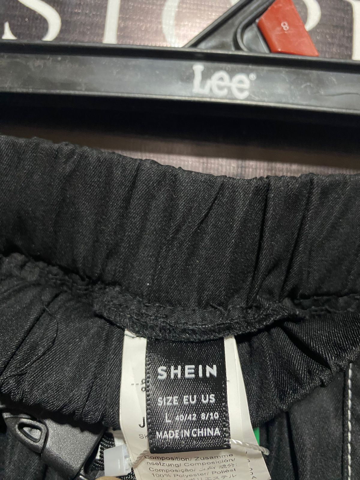 SHEIN |M| WAIST 28| High Waist Slant Pocket Fold Pleated Pants