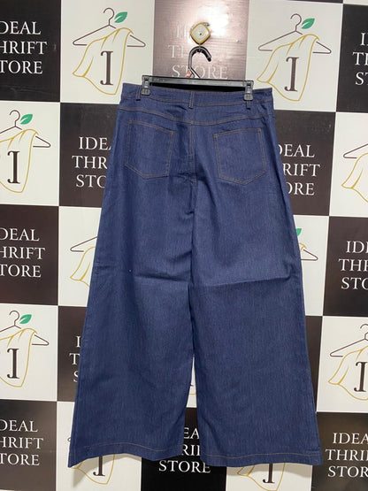 High Waist Wide Leg Jeans |L| WAIST 32|