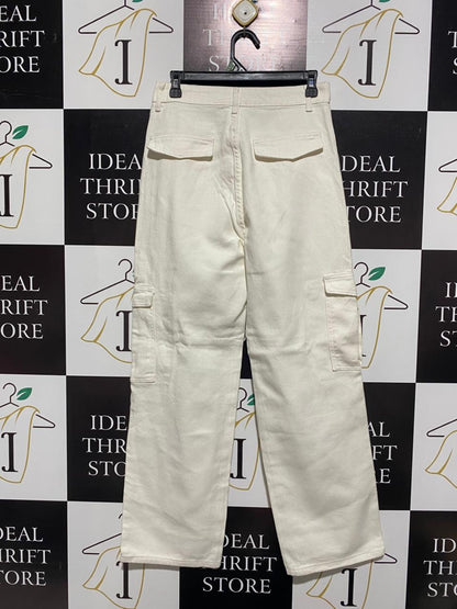 SHEIN |M| WAIST 28| High Waist Slant Pocket Fold Pleated Pants