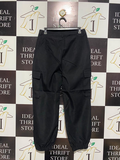 SHEIN |L| WAIST 30| Black Flap Pocket Piping Trouser