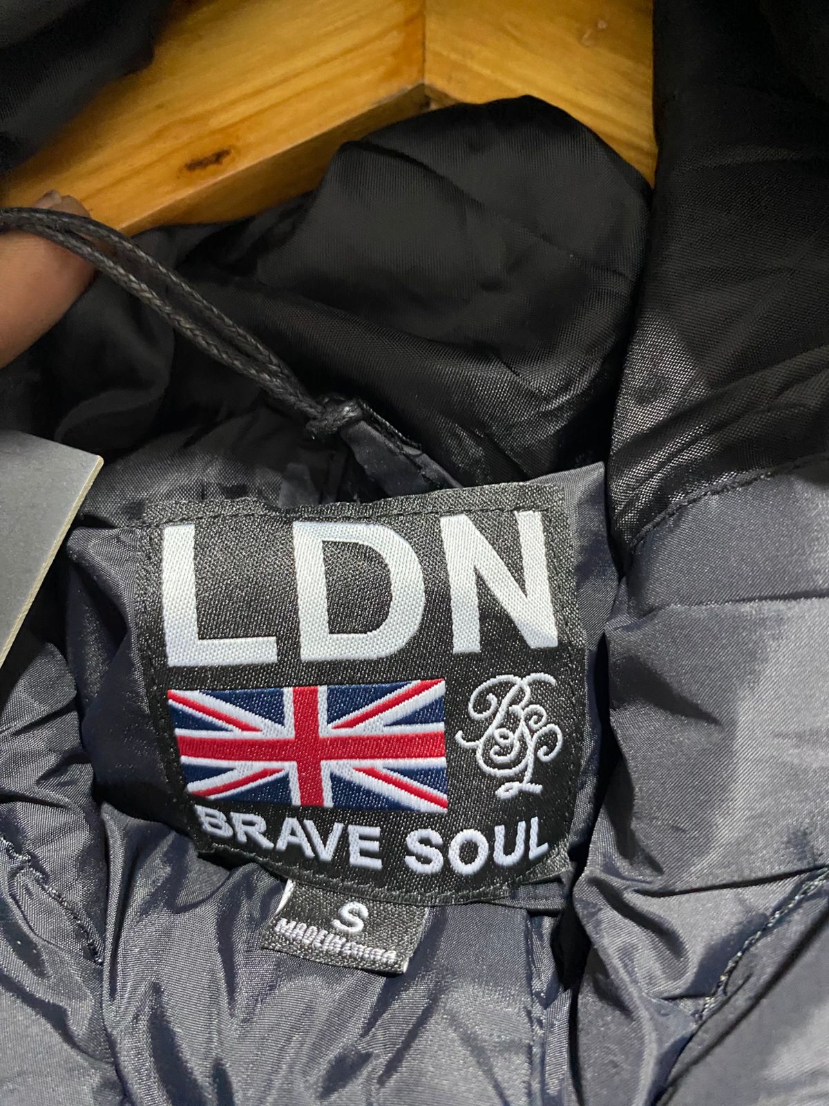 BRAVE SOUL |S| BUST 22| Long Length Hooded Padded Puffer Coat
