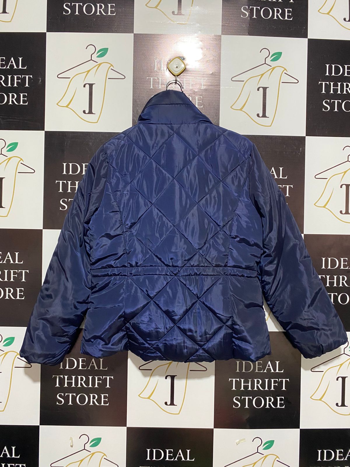 M&S COLLECTION |L| BUST 21| Navy Blue Quilted Jacket