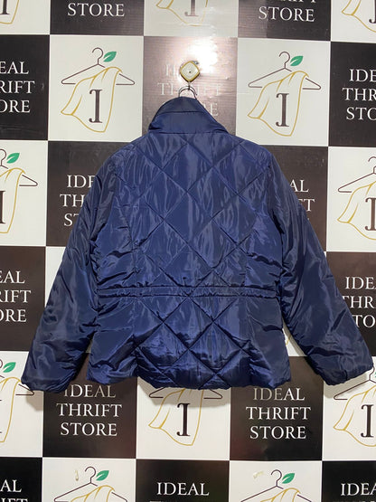 M&S COLLECTION |L| BUST 21| Navy Blue Quilted Jacket