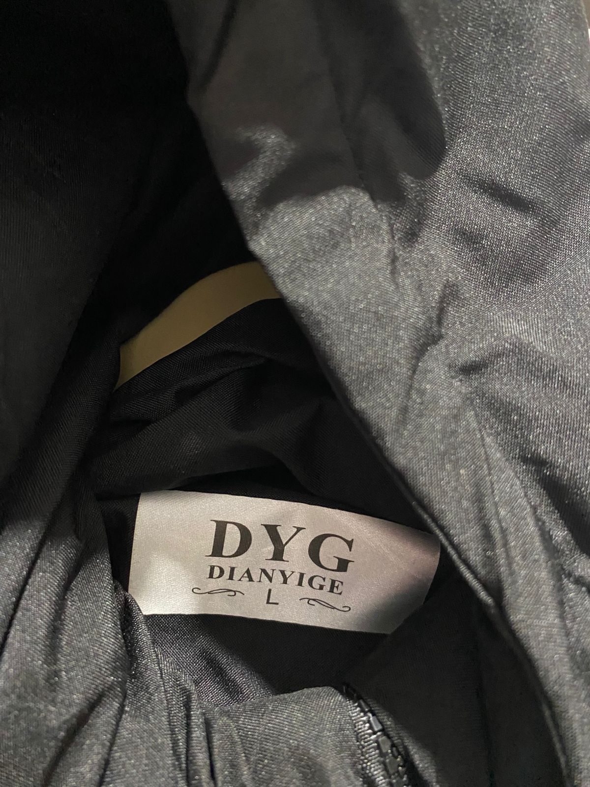 DIANYIGE DYG |L| BUST 22| PrettyLittleThing Tall Black Maxi Longline Hooded Puffer Coat