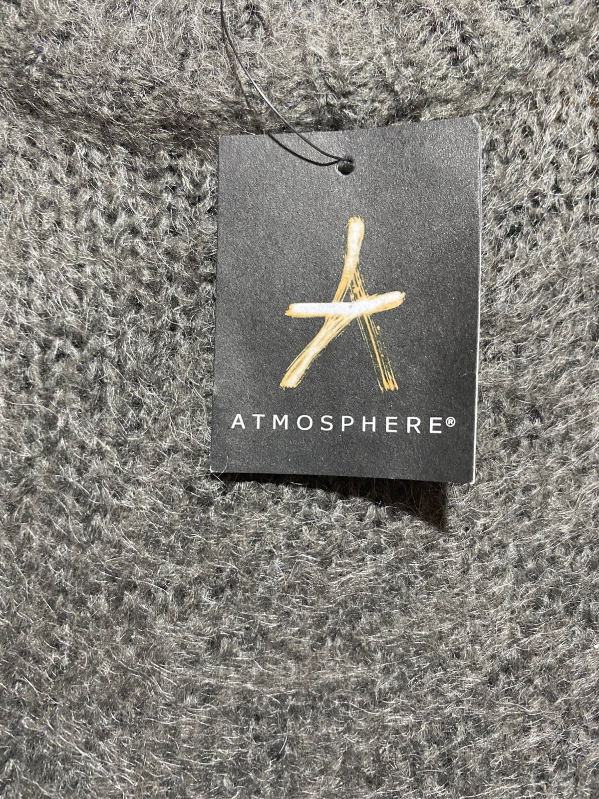ATMO SPHERE |M| BUST 21| dark green textured knit crewneck sweater