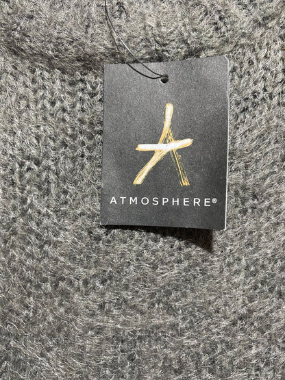 ATMO SPHERE |M| BUST 21| dark green textured knit crewneck sweater