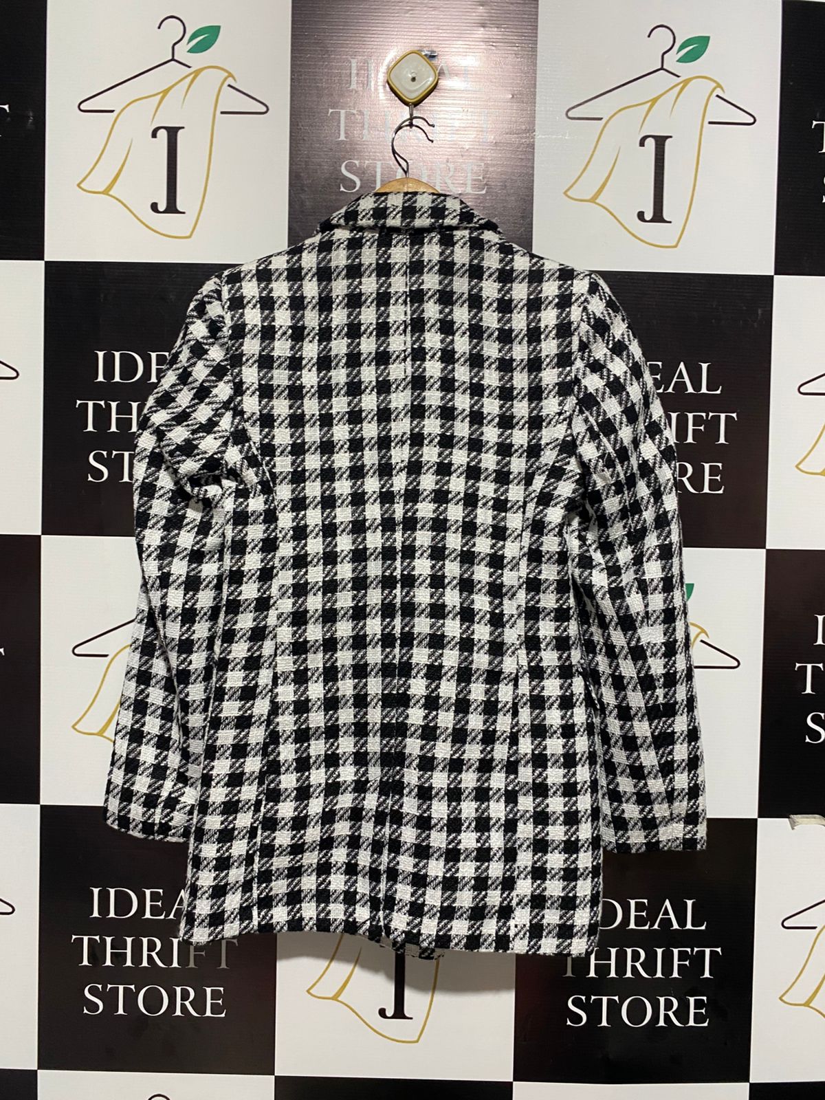 PRIMARK |S| BUST 15| Dogtooth Double Breasted Blazer