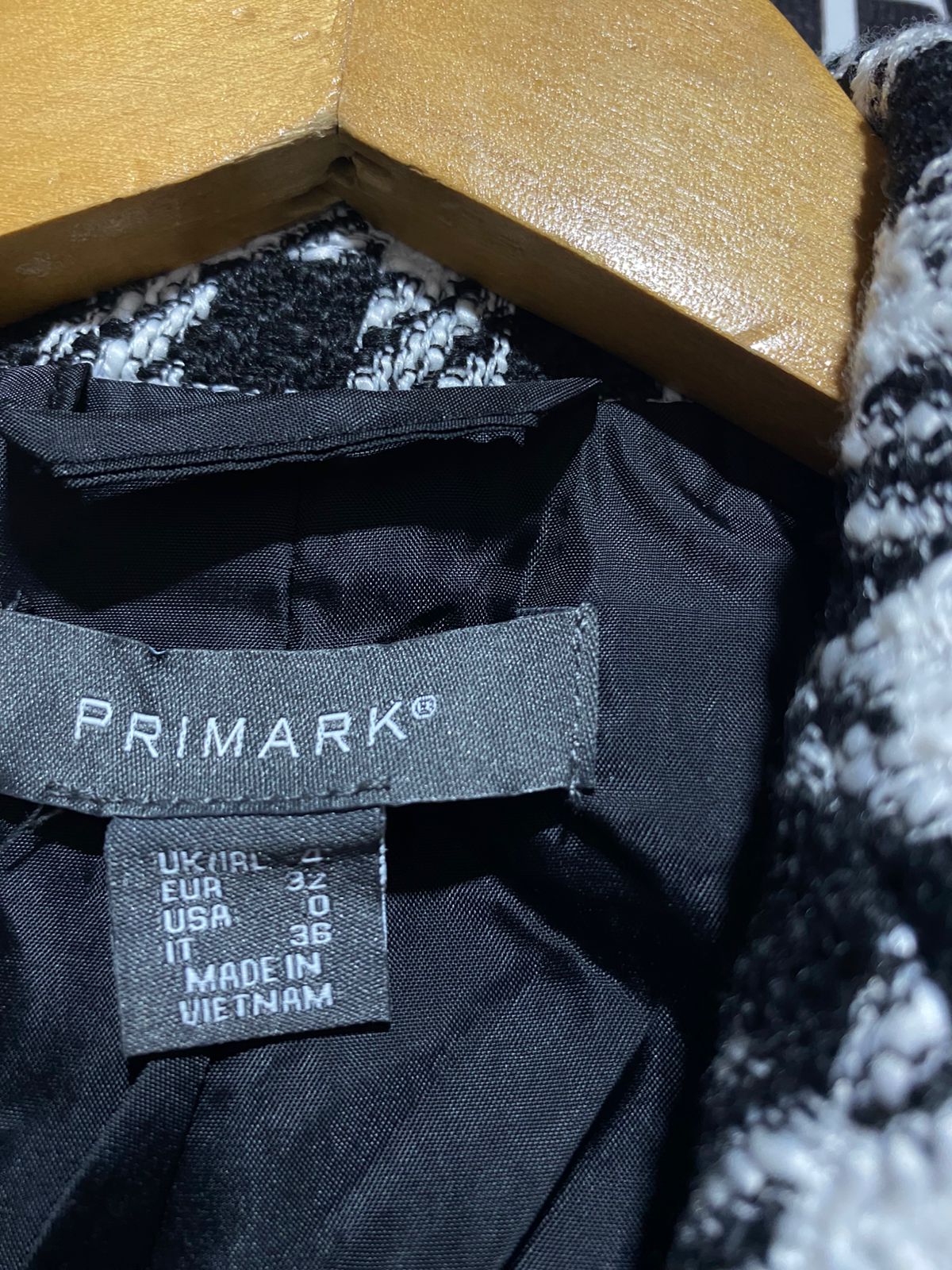 PRIMARK |S| BUST 15| Dogtooth Double Breasted Blazer