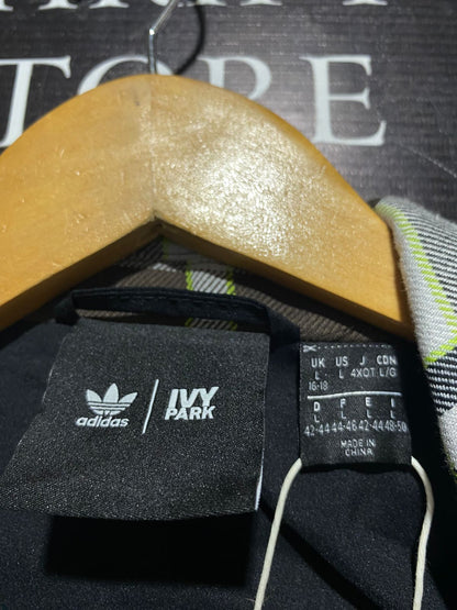 ADIDAS |L| BUST 19|  Ivy Park Beyoncé plaid short dress jacket