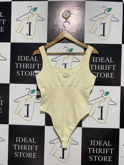 MOOSLOVER |M| BUST 16|  Microma Tummy Control Ribbed Sleeveless Bodysuit