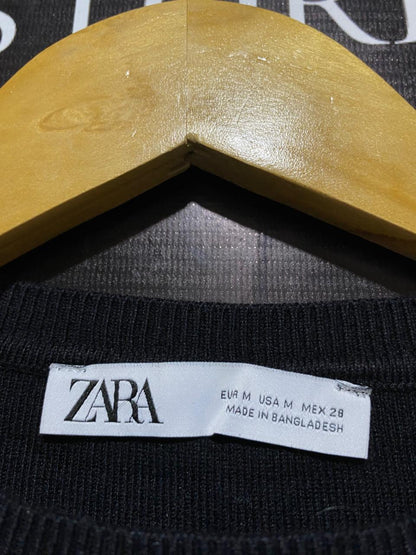 ZARA |M| BUST 12| Sleeveless, round neck, cropped length