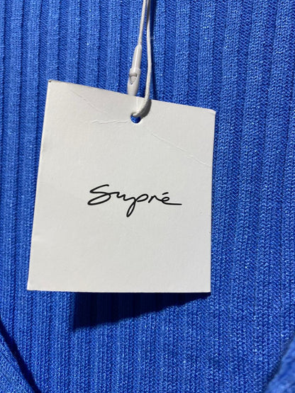 SUPRE |M| BUST 12|Blue Ribbed Knit Mini Dress