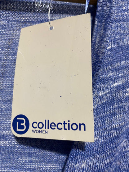 B COLLECTION |S| BUST 24| Blue Marl Open-Front Cardigan