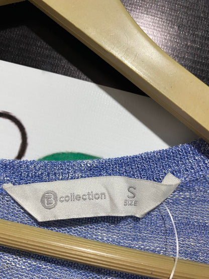 B COLLECTION |S| BUST 24| Blue Marl Open-Front Cardigan