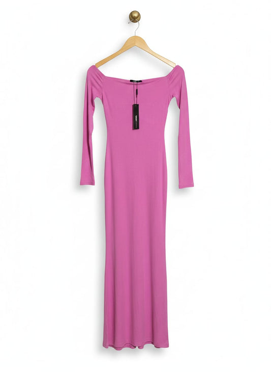 FASHION NOVA |M| BUST 13| Pink Off-The-Shoulder Dress