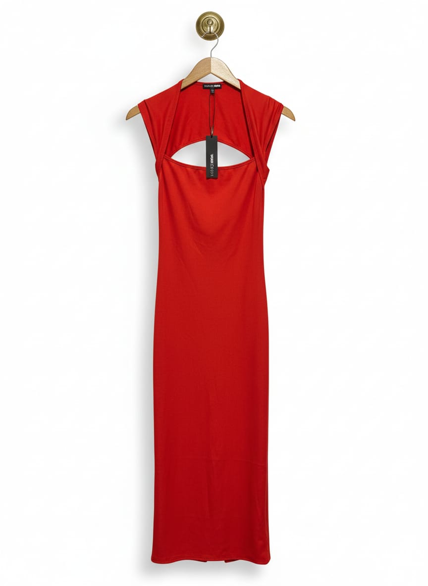 FASHION NOVA |S| BUST 13| Kora Keyhole Midi Dress