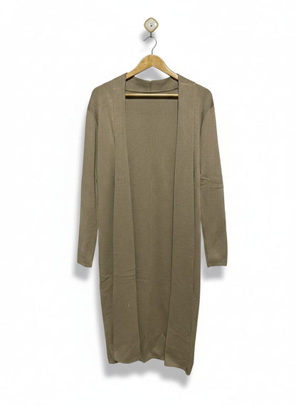 Long Open-Front Duster Cardigan |L| BUST 18|