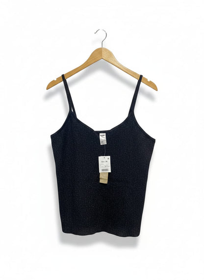 ANKO |M| BUST 18| B1| Black Glitter or sequin camisole