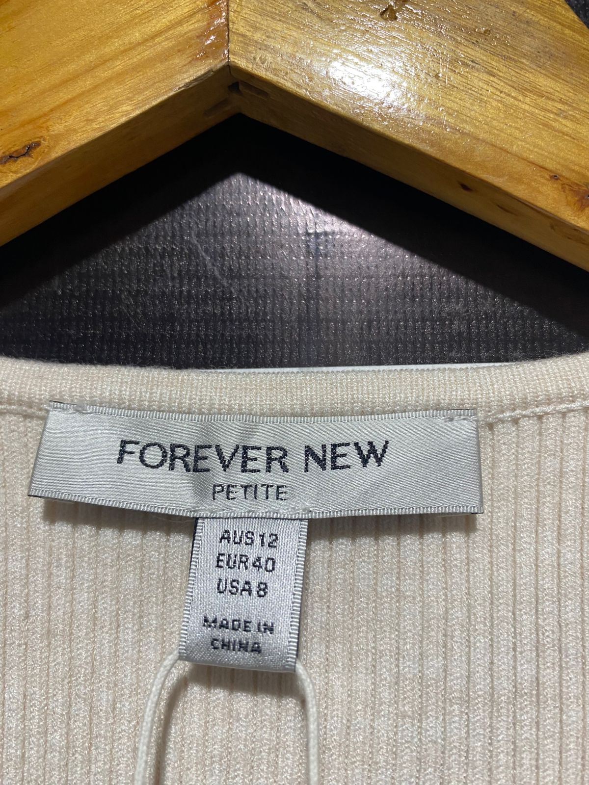 FOREVER NEW |S| BUST 14| Faye Petite Knit Mini Dress