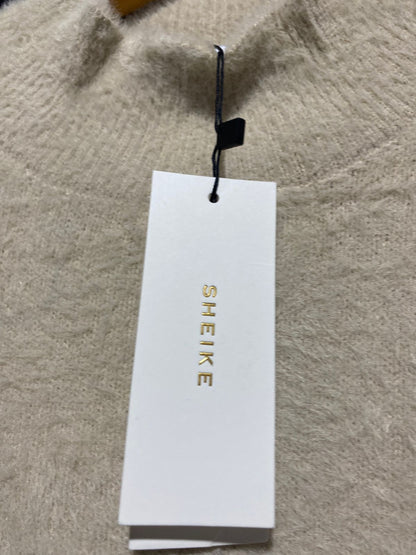 SHEIKE |XS| BUST 19| Beige Fuzzy or Fluffy Knit Sweater
