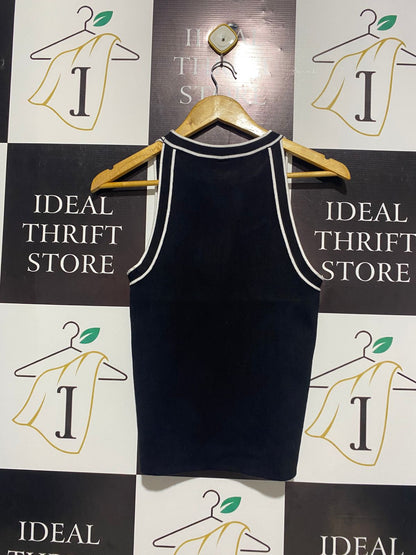 ANKO |S| BUST 14| black sleeveless top or vest