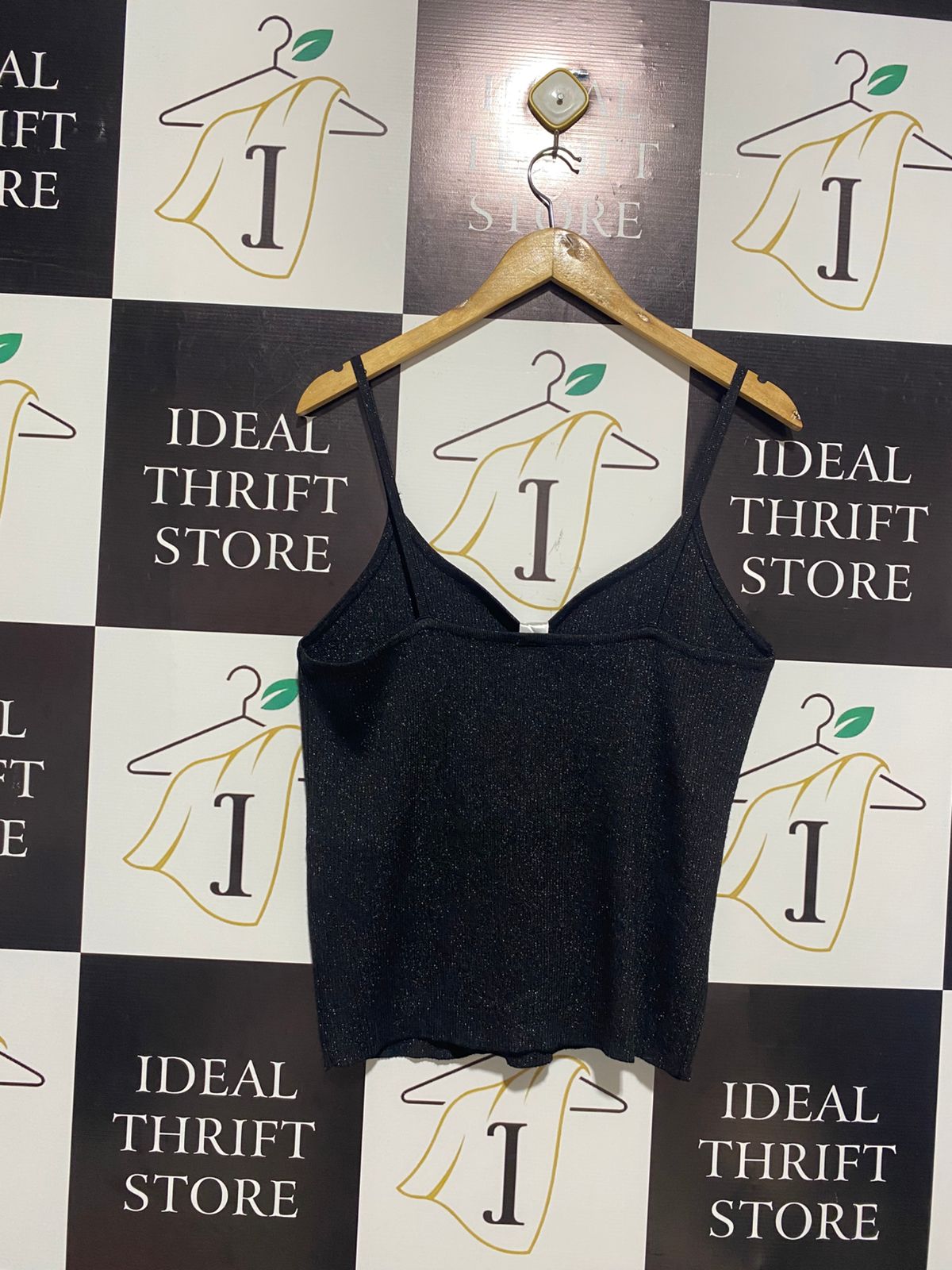 ANKO |M| BUST 18| B1| Black Glitter or sequin camisole
