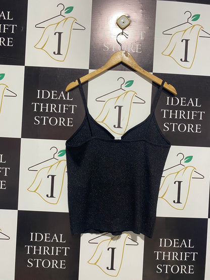ANKO |M| BUST 18| B1| Black Glitter or sequin camisole