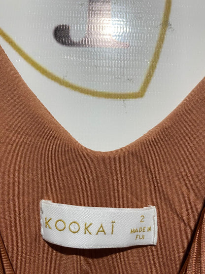 KOOKAI |S| BUST 13| Tan Ribbed Cami Dress