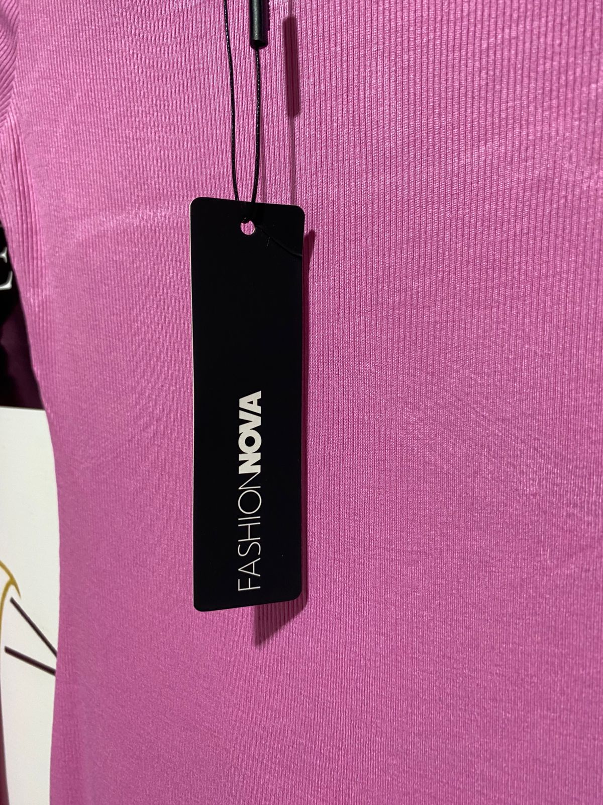 FASHION NOVA |M| BUST 13| Pink Off-The-Shoulder Dress