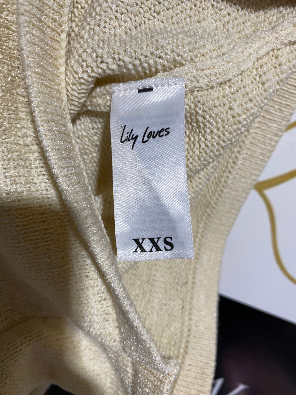 LILY LOVES |XS| BUST 11| Beige Ribbed Midi Dress