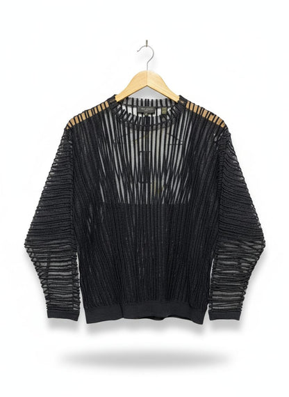 TED BAKER [B 3] |L| BUST 22| Nellay Sheer Striped Knit Top
