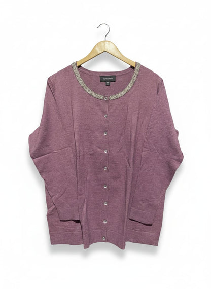 AUTOGRAPH |M| BUST 23| Embellished Knit Cardigan