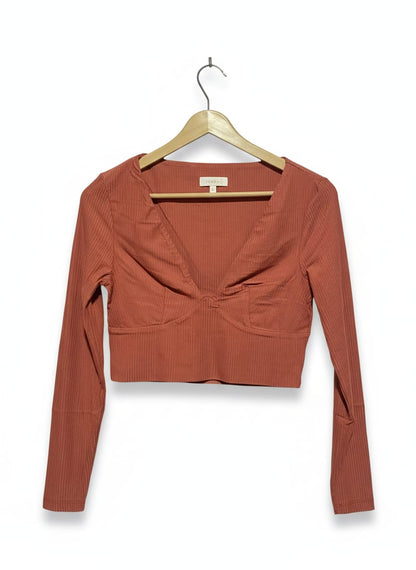 KOOKAI |M| BUST 15|C2| Josie Long Sleeve Crop Top