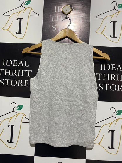 COTTON ON |M| BUST 14| Grey Ribbed Tank Top