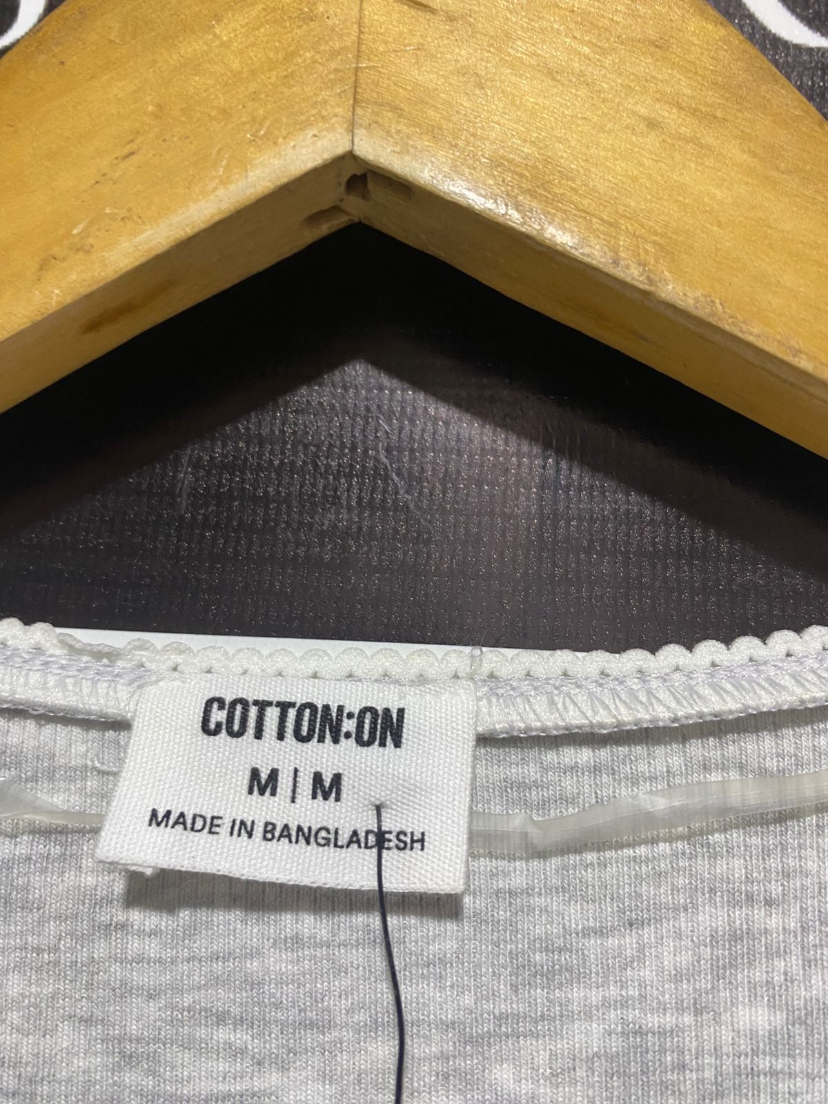 COTTON ON |M| BUST 14| Grey Ribbed Tank Top