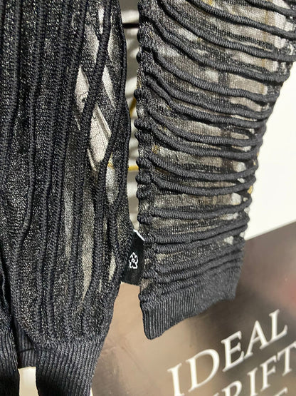 TED BAKER [B 3] |L| BUST 22| Nellay Sheer Striped Knit Top